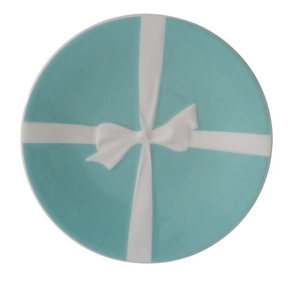 Tiffany Blue White Bow 3 Piece Bone China Set - Picture 6 of 9